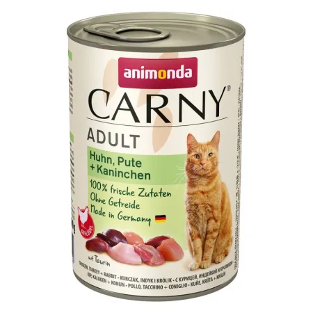 ANIMONDA Carny Adult Cat kurczak, indyk, królik 400g